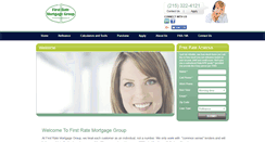 Desktop Screenshot of firstratemortgagegroup.com